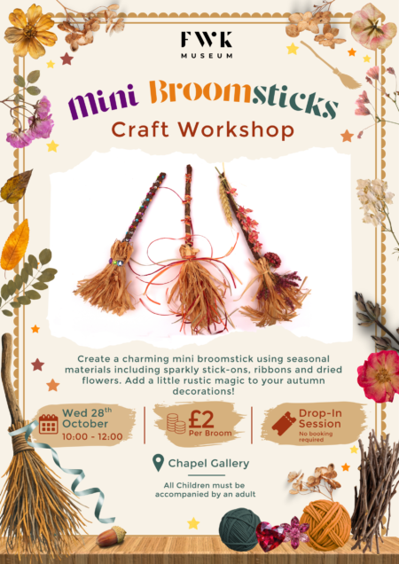 Mini Broomsticks Craft